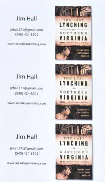Some of the business cards supplied by History Press.