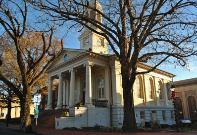 The Fauquier County courthouse in Warrenton.